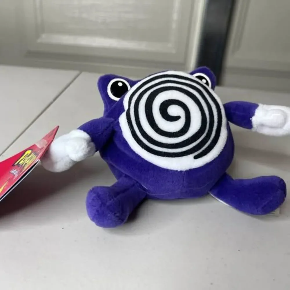 Vintage Hasbro Pokemon Poliwhirl Beanie Plush